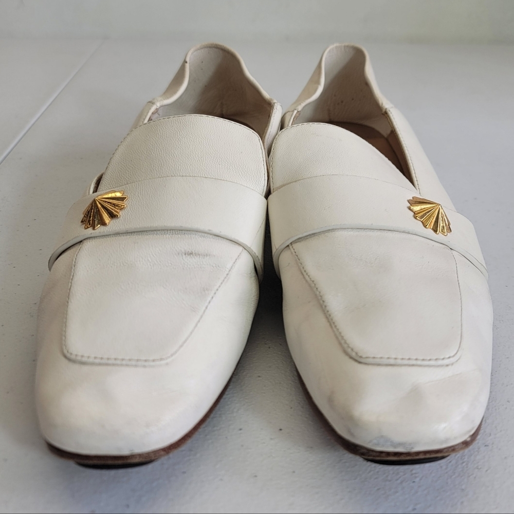 Stuart Weitzman Wylie Star Leather Loafers